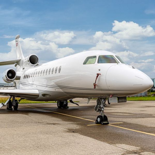 2008 Dassault Falcon 7X for sale on AvPay, by Jetron. View from the front