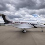 2009 EMBRAER PHENOM 100 (N80EJ) Private Jet For Sale on AvPay by Lone Mountain Aircraft. Right wing
