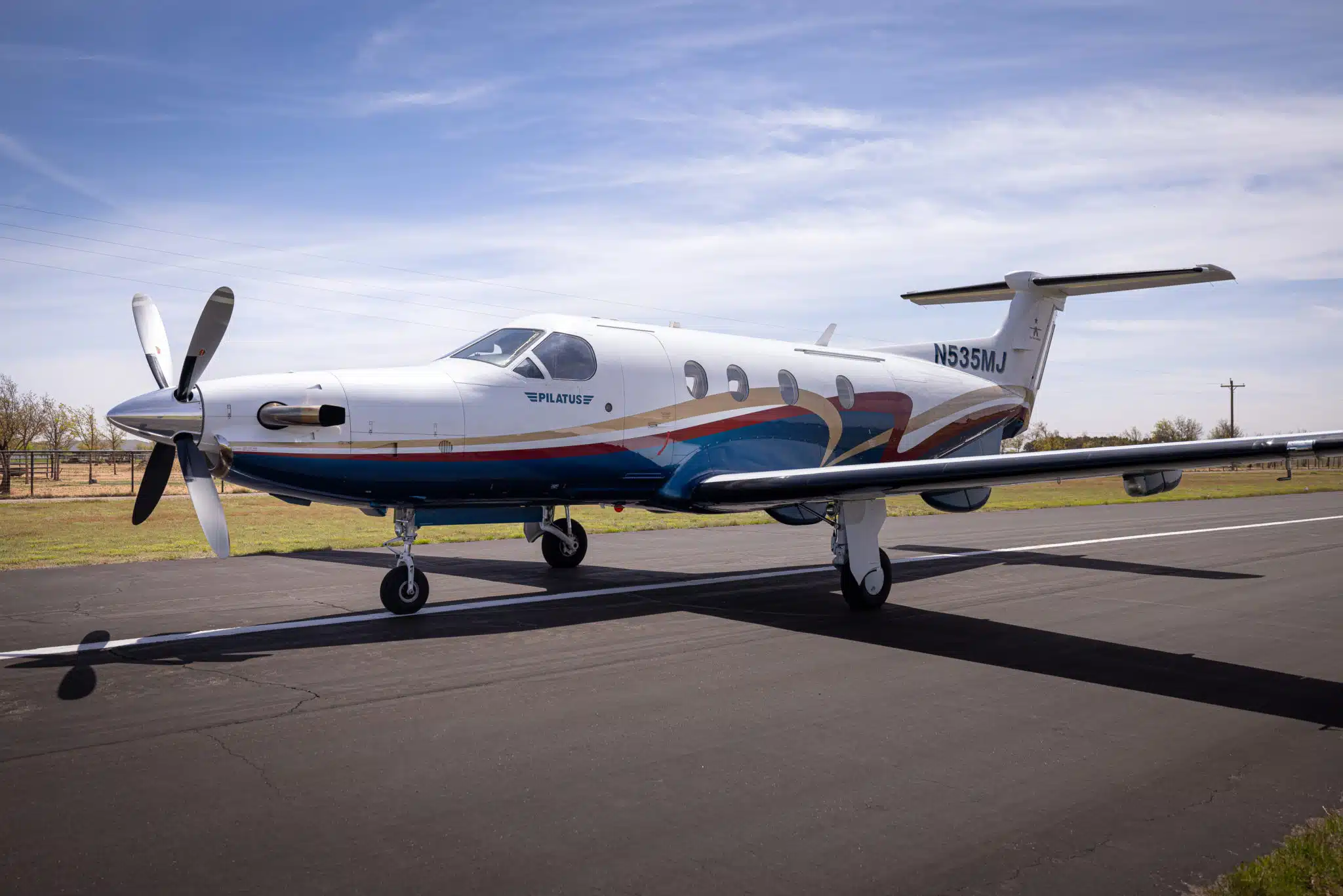 2009 Pilatus PC12NG Turboprop Aircraft For Sale (N535MJ) From Lone Mountain Aircraft On AvPay aircraft exterior front left