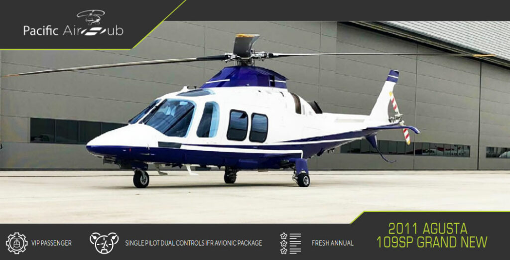 2011 Agusta A109SP Grand New Turbine Helicopter For Sale on AvPay