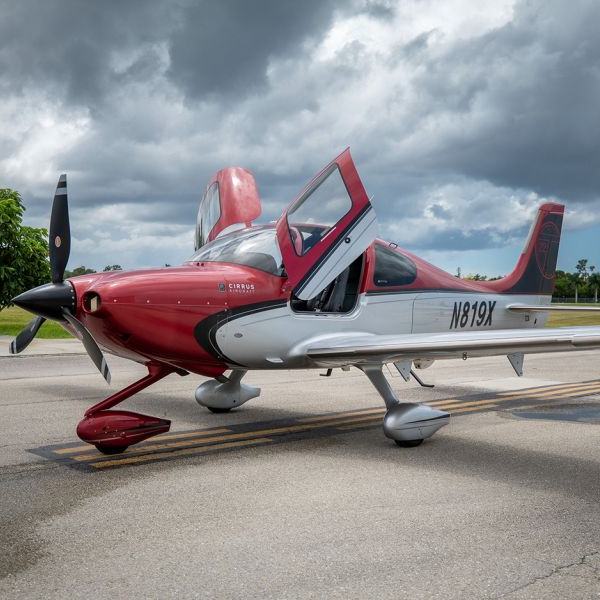2012 Cirrus SR22T GTS G3 FIKI Single Engine Piston Aircraft For Sale from CK Aviation on AvPay front left doors open