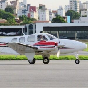 2013 Beechcraft G58 Baron Multi Engine Piston Airplane For Sale by Global Aircraft. Taxying-min