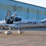 2013 Cirrus SR22T GTS G5 FIKI Single Engine Piston Airplane (N936CT) For Sale From CK Aviation On AvPay aircraft exterior left side doors open