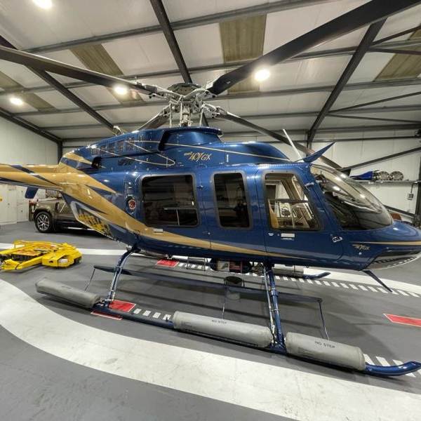 2014 Bell 407GX Turbine Helicopter For Sale From Mach Aviation on AvPay helicopter in hangar