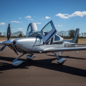 2015 Cirrus SR22T G5 GTS Single Piston Engine Aircraft For Sale front nose left wing