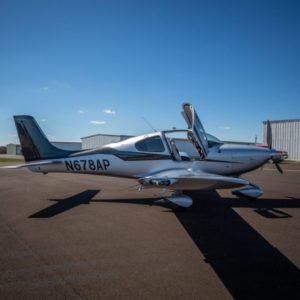 2015 Cirrus SR22T G5 GTS Single Piston Engine Aircraft For Sale side on right wing