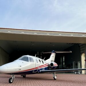 2015 Eclipse 500 Private Jet For Sale on AvPay by Channel Jets. Parked in front of the hangar