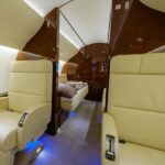 2016 Dassault Falcon 7X for sale by AvionMar. Aft interior looking left