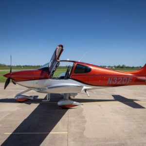 2017 CIRRUS SR22T G6 GTS (N32DF) FOR SALE BY LONE MOUNTAIN AIRCRAFT. View from the left
