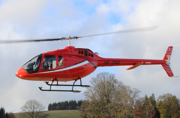 2018 Bell 505 Turbine Helicopter For Sale From Centaurium Aviation On AvPay aircraft exterior left side in flight