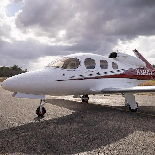 2018 Cirrus SF50 Vision Jet Aircraft For Sale From Lone Mountain on AvPay front left of aircraft