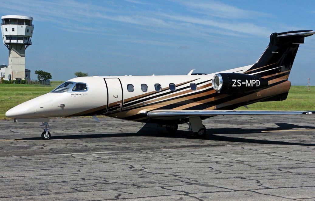 2018 Embraer Phenom 300E (ZS-MPD) Private Jet For Sale From Ascend Aviation on AvPay aircraft exterior left side