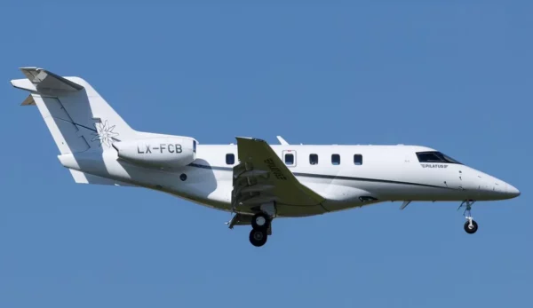 2019 Pilatus PC24 (LX-FCB) Jet Aircraft For Sale From myLittlePlane on AvPay aircraft exterior in flight