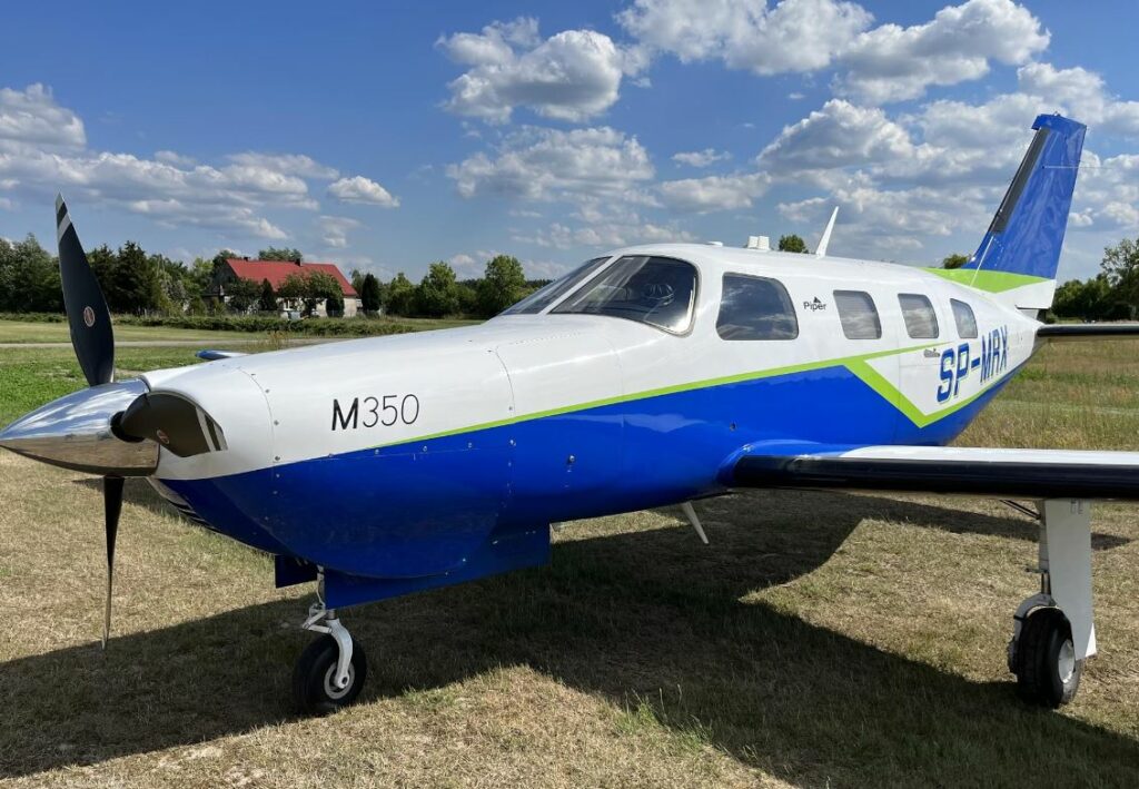 2019 Piper M350 (SP-MRX) Single Engine Piston Aircraft For Sale From Biggin Hill Flying Smart on AvPay aircraft exterior front left 1