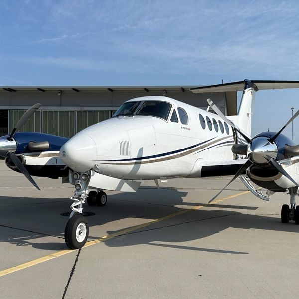 2020 Beechcraft King Air 250 Turboprop Aircraft For Sale From BAS Business Aviation Services On AvPay front left of aircraft