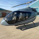 2020 Bell 505 Jet Ranger X for sale by HelixAv. Parked outside the hangar-min