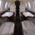 2020 Cessna Citation CJ4 (N327PD) Private Jet For Sale on AvPay by Lone Mountain Aircraft. Interior facing aft