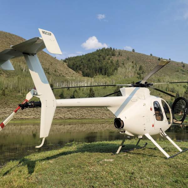 2020 McDonnell Douglas MD 530F Turbine Helicopter For Sale From jetAVIVA On AvPay right rear of helicopter close