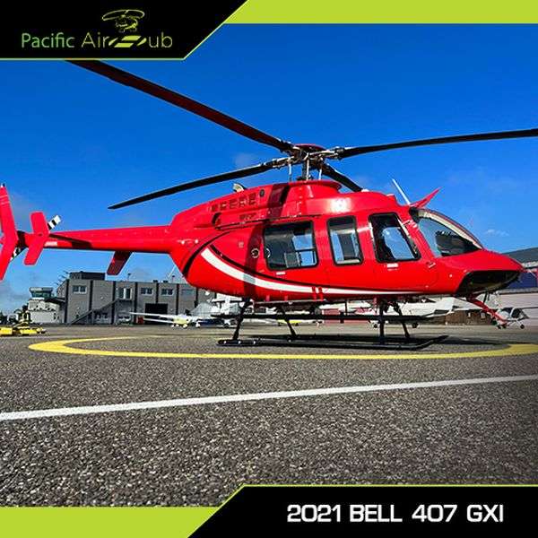 2021 Bell 407 GXI Turbine Helicopter For Sale From Pacific AirHub On AvPay title