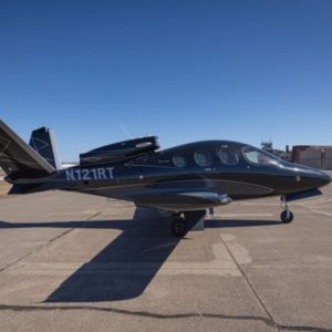 2021 CIRRUS SF50 G2+ VISION JET (N121RT) for sale by Lone Mountain Aircraft. View from the right