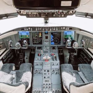 2021 Challenger 650 for sale by Avcon GmbH in Germany. Flight deck