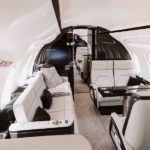 2021 Challenger 650 for sale by Avcon GmbH in Germany. Interior couch