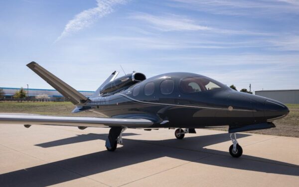 2021 Cirrus Vision SF50 Private Jet For Sale From Lone Mountain Aircraft On AvPay aircraft exterior front right