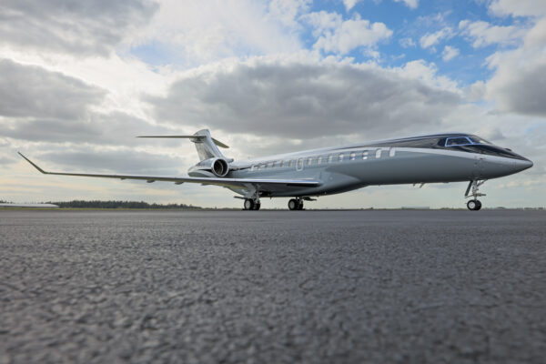 2022 Bombardier Global 7500 (N520EM) Private Jet For Sale From CFS Jets on AvPay aircraft exterior front right