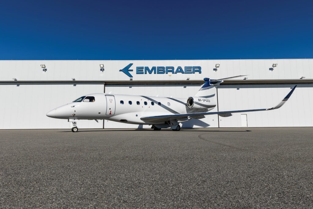 2022 Embraer Praetor 600 Private Jet For Sale From Comlux On AvPay From Comlux On AvPay aircraft exterior