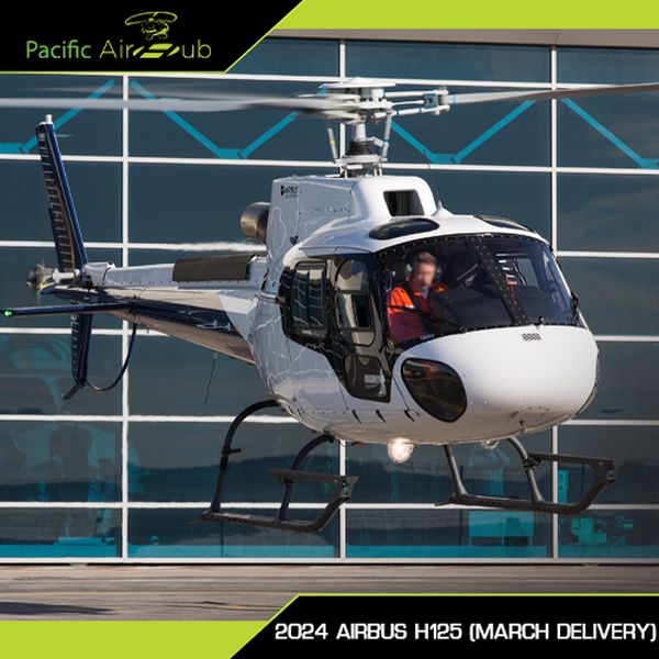 2024 Airbus H125 (March Delivery) Turbine Helicopter For Sale From Pacific AirHub on AvPay aircraft exterior front right
