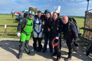 31st May UK Parachuting sibson scrambles team