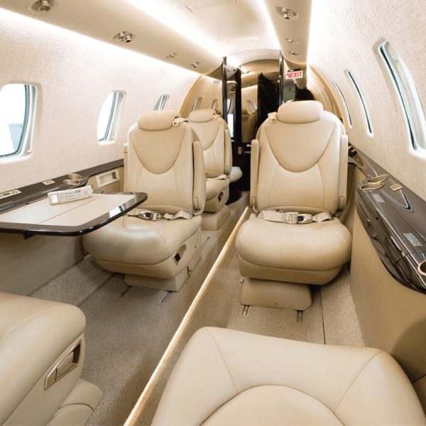 3ALPHA interior charter jet