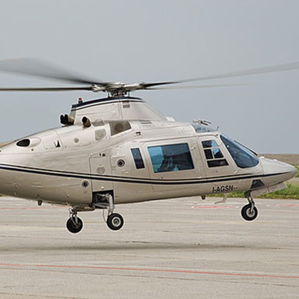 AGUSTA A109AII helicopter for sale on AvPay by Eurotech Helicopters. Lifting off