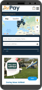 AvPay Home page Design on mobile