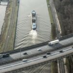 Aerial Photography From STB COPTER on AvPay over canal and bridge