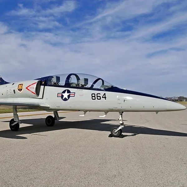 Aero Vodochody L39C Military Jet for sale on AvPay by Code 1 Aviation. View from the left.