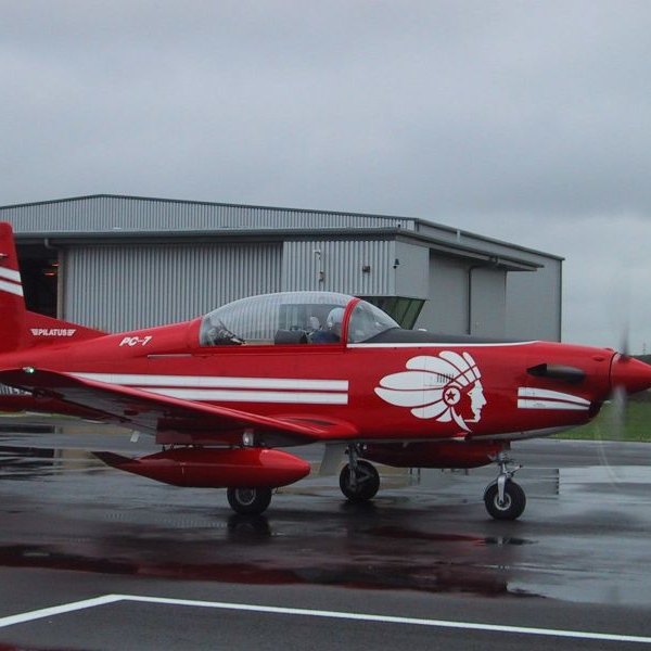 Aerodynamics on AvPay PC7 at Staverton Airport