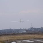 Aeros AC21 Glider coming into land