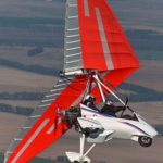 Aeros Profi Wing in flight over countryside