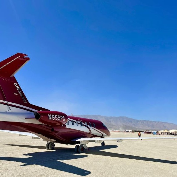 AirSmart on AvPay. PC24 parked in the desert