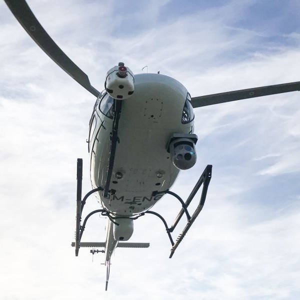 Airborne Technologies on AvPay underside of helicopter
