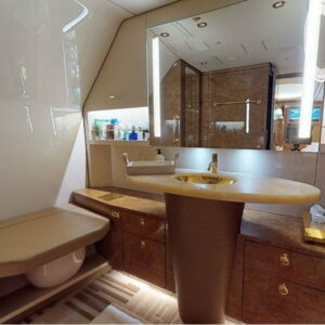 Airbus ACJ318 for sale by Comlux. Lavatory-min