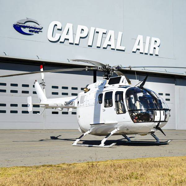 Airbus Eurocopter BO 105CBS5 Turbine Helicopter For Sale on AvPay. Parked at the Capital Air Hangar