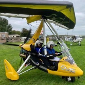 Microlight Trial Flight with Airways Airsports at Darley Moor Airfield