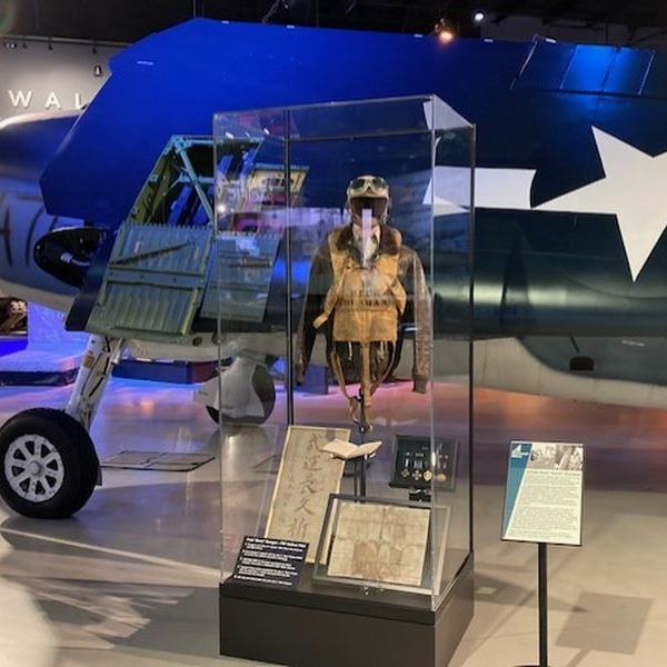 American Heritage Museum on AvPay pilot uniform on display