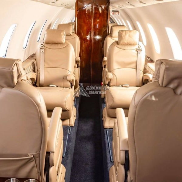 Ascend Aviation Gallery. Private jet interior-min