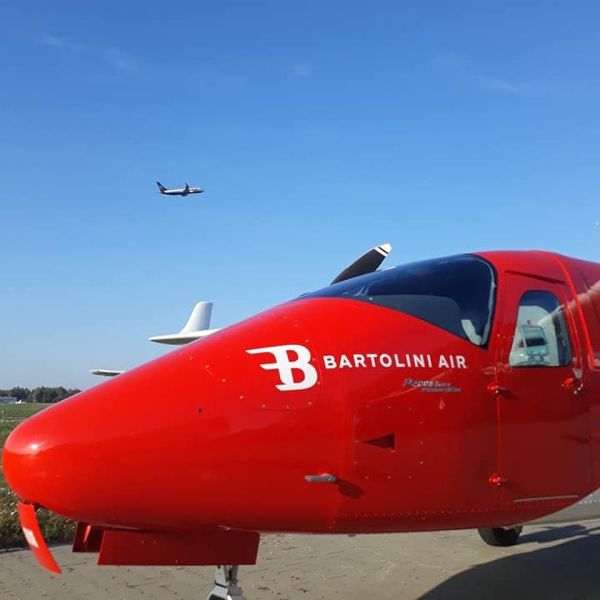 Bartolini Air on AvPay. Tecnam P2006 nose