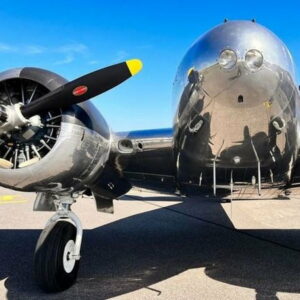 Beechcraft 18 C-45H Twin Beech for sale by Boschung Global. Nose view-min