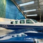 Beechcraft Bonanza A36 for sale on AvPay by AT Aviation. Right wingtip