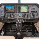 Blue and yellow 2019 CESSNA 182T For Sale cockpit
